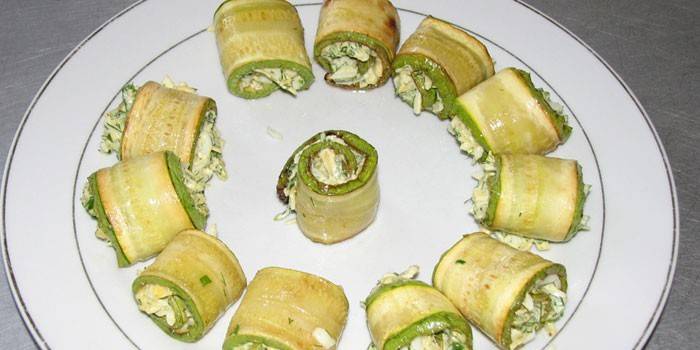 Rollitos con hierbas