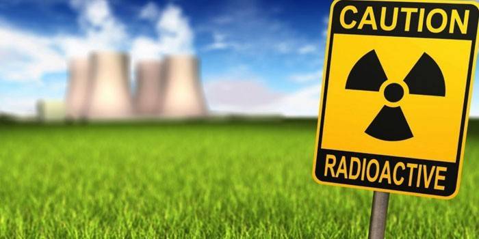 Ícone de radioatividade