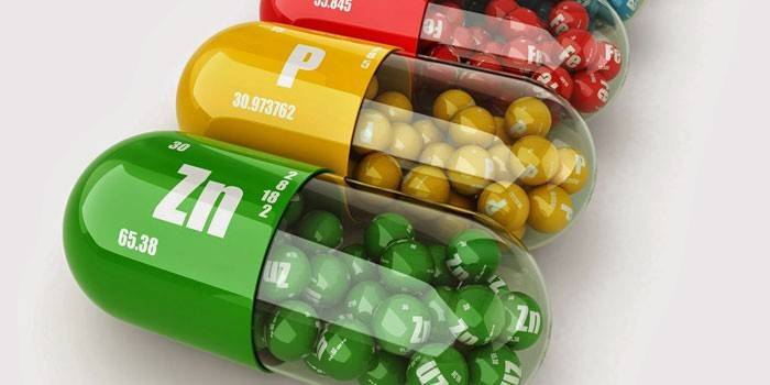 Vitamíny a minerály v kapsulách