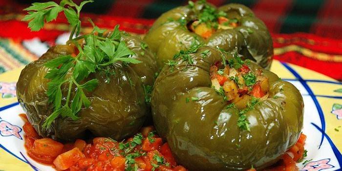 Plato de verduras