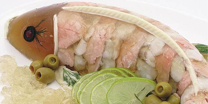 Bacalhau em um prato