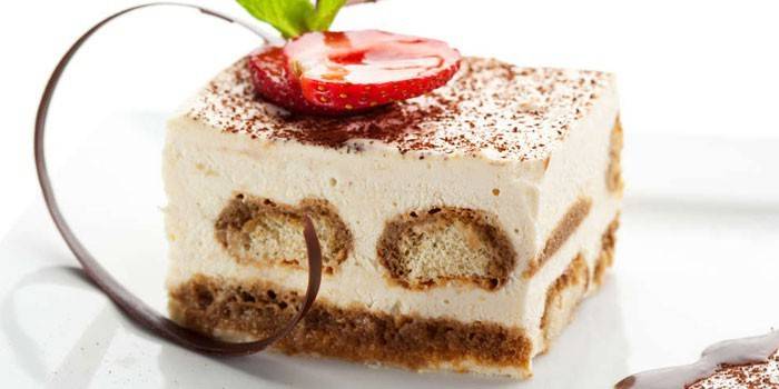 Tiramisu Variácia variácie s maslovým krémom