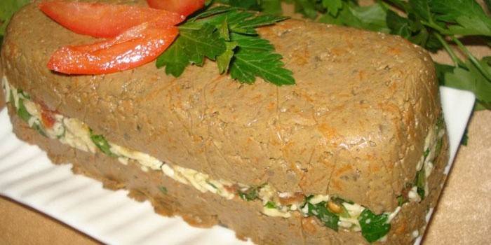 Paté de hígado de hojaldre