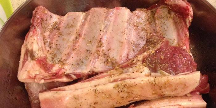 Costillas de cordero picantes