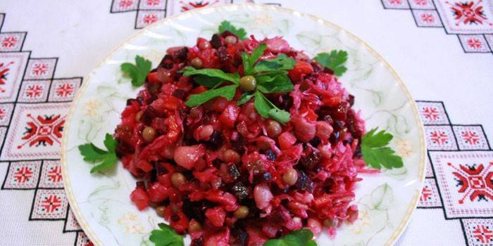 Pripravte Vinaigrette pred podávaním