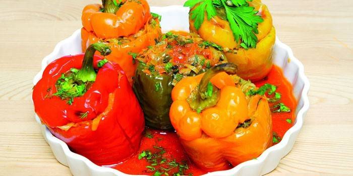 Pimientos rellenos