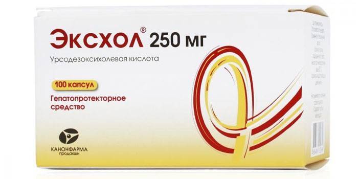 Hepatoprotektívne činidlo Exhol