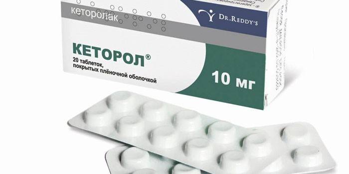 Ketorol tablety v balení