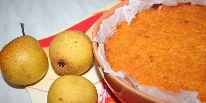 Tekvica ryžový puding