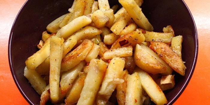 Prato de batata frita