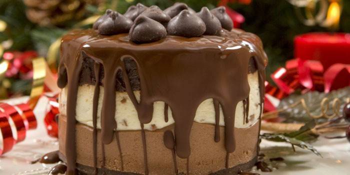 Bolo de chocolate ao leite