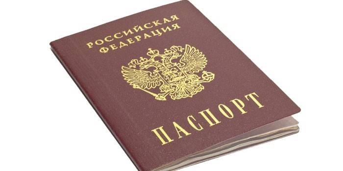 Passaporte de um cidadão da Rússia
