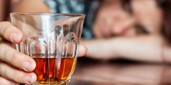 Whisky v pohári