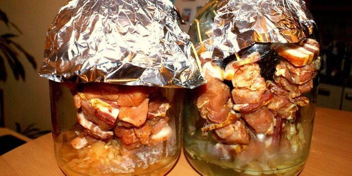 Barbacoa en el banco