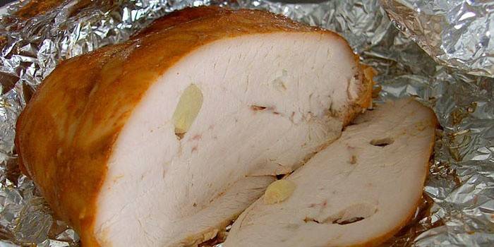 Jamón de pavo en aluminio
