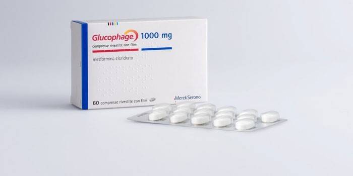 Tabletas de Glucophage