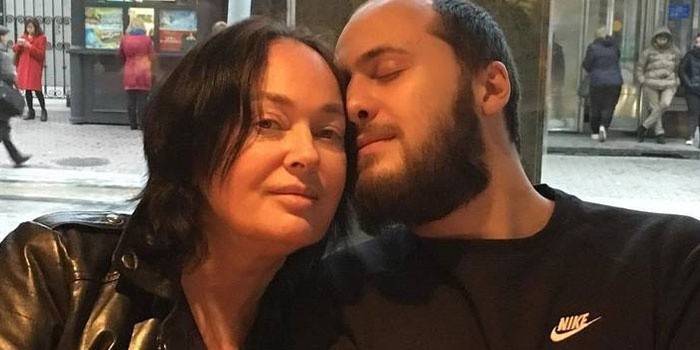 Larisa Guzeeva z synem Jerzym