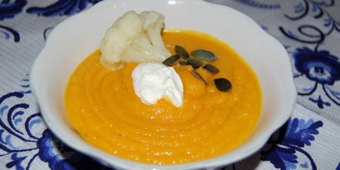 Pumpkin Puree Polievka