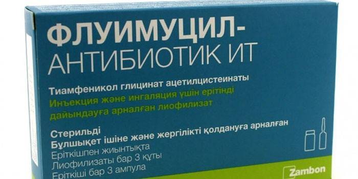 IT Fluimucil Antybiotyk Opakowanie