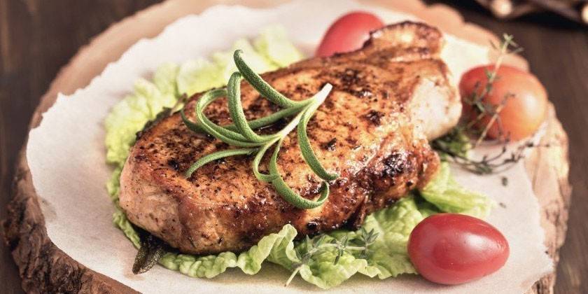 Filete de cerdo listo