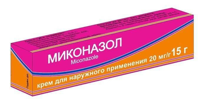 Mikonazol v balení