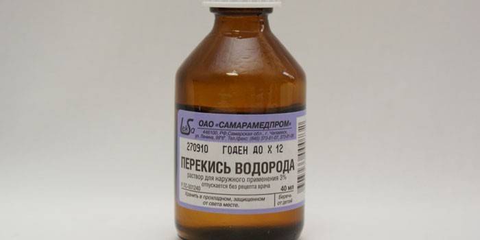 Peroxid vodíka vo fľaši