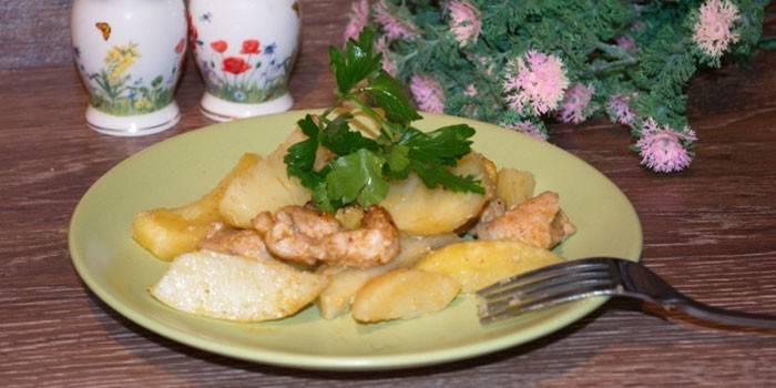 Carne com batatas