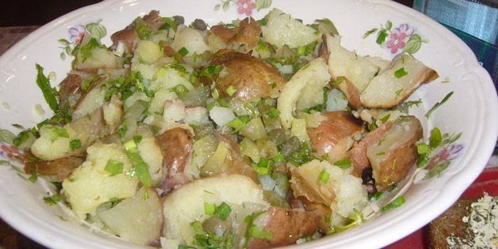 Ensalada tibia de papa