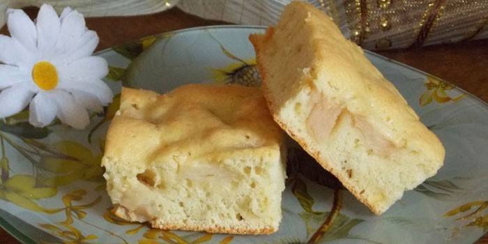 Apple Charlotte em Creme de Leite