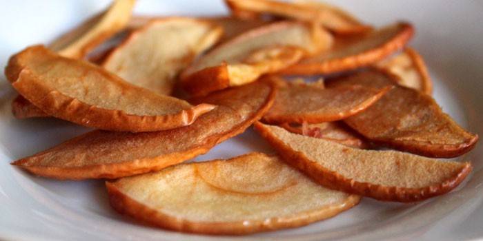 Maçãs fatiadas