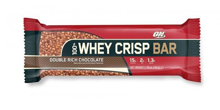 100% Whey Crisp Bar Sabor De Chocolate