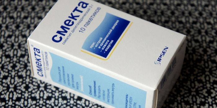 Embalaje Smecta en bolsas