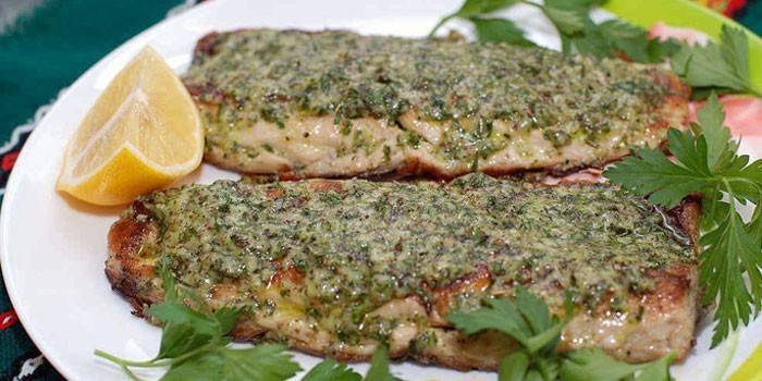 Caballa con queso