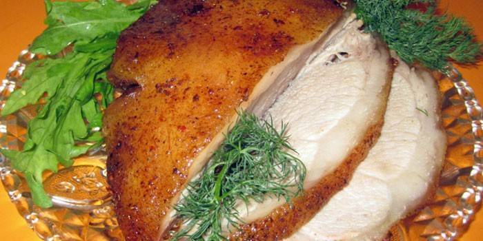 Carne de porco cozida