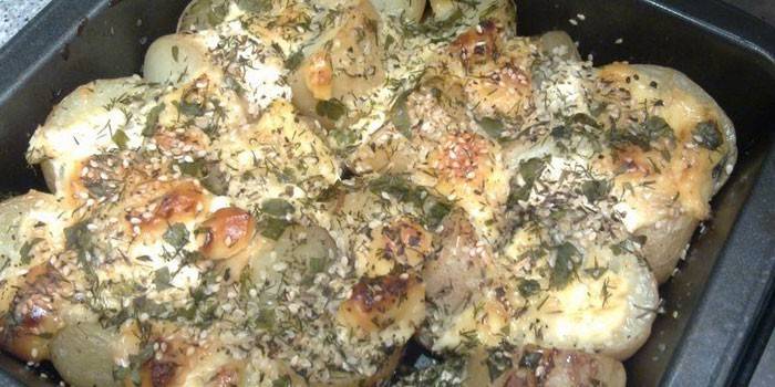 Papa al Horno con Queso Crema