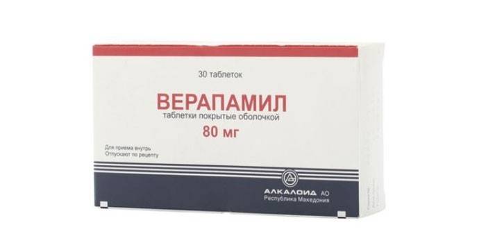 Comprimidos de Verapamil