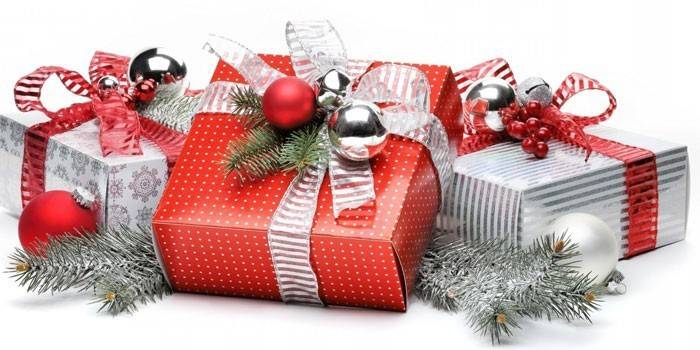 Caixas de presente de natal