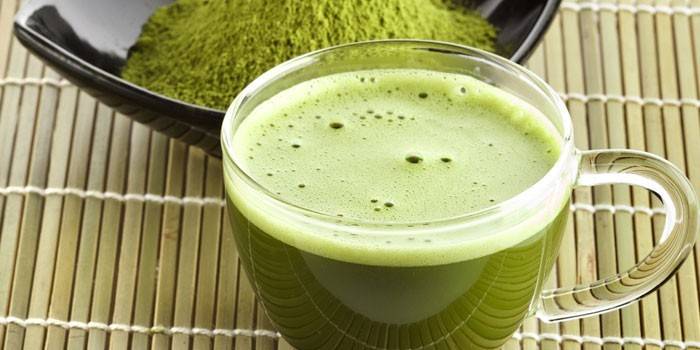 Chá matcha japonês