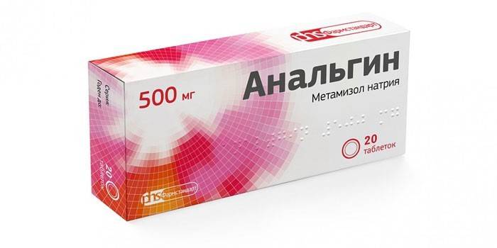 Tabletas Analgin