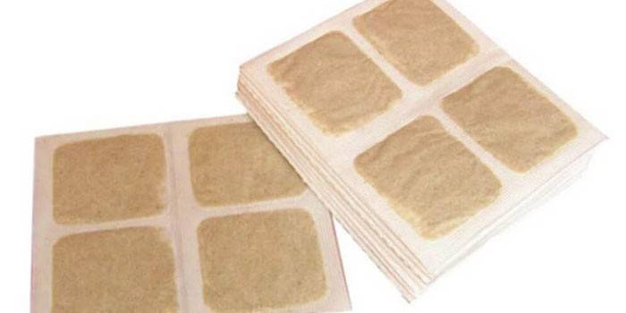 Enlucidos de mostaza a base de papel