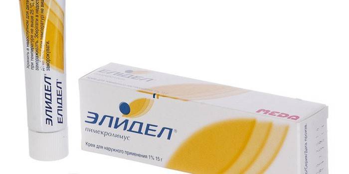 Krem Elidel w tubce
