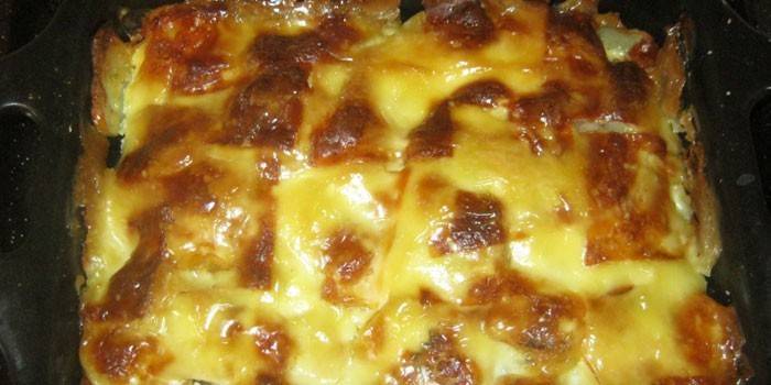 Zapiekanka pod czapką z serem