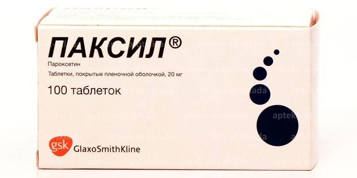 Paxil tablety