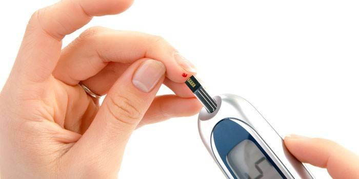 Medidor de glucosa en sangre
