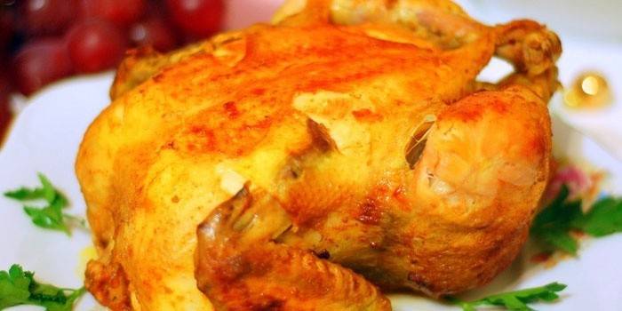 Pollo al horno