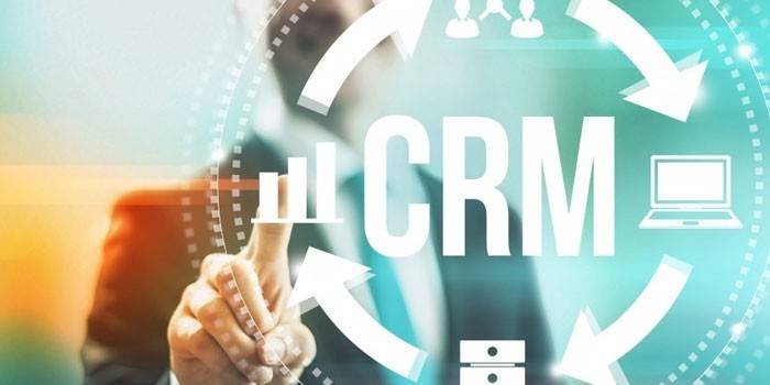 Nápis CRM