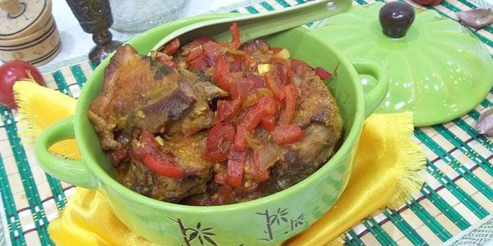 Chakhokhbili del horno