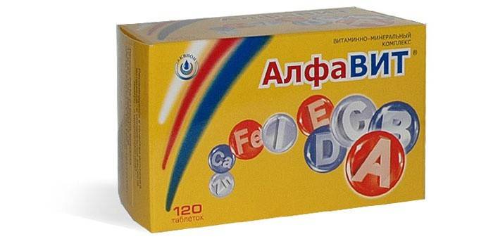 Alfabet opakowań witaminowych