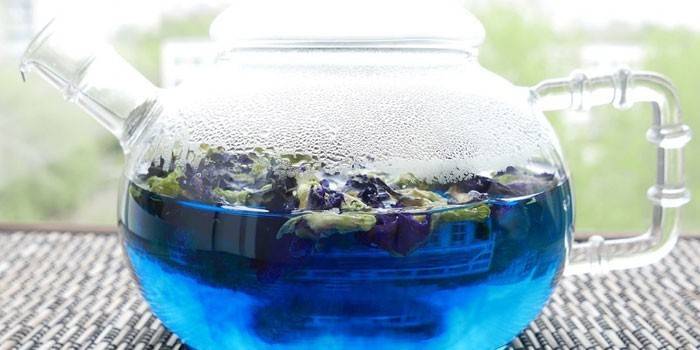 Purpurowa herbata Chang Shu w imbryku