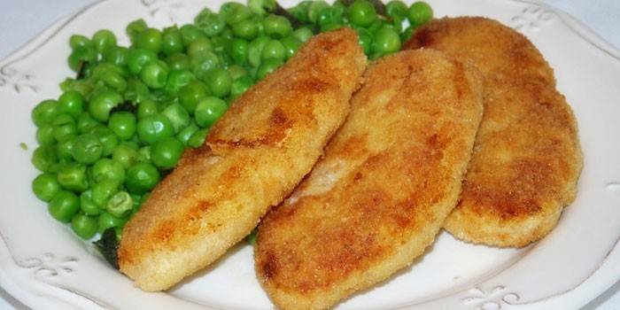 Costeletas de vitela Pozharsky